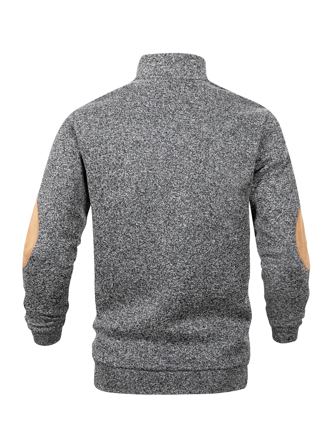 Pull Polo Henley Homme Col Montant Boutonné - Manches Longues Sport Printemps Automne