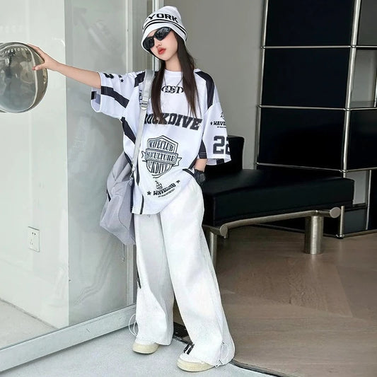 Ensemble Hip Hop Enfant Fille - Tenue Danse Streetwear