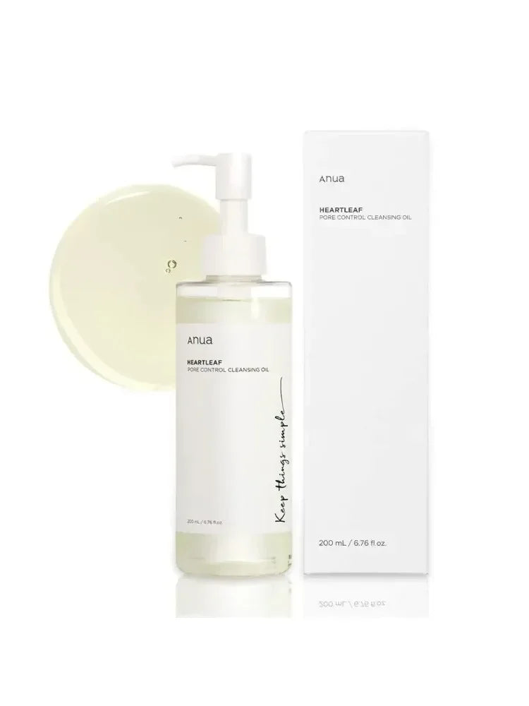 ANUA Huile Nettoyante Contrôle Sébum - Démaquillant Points Noirs 200ml