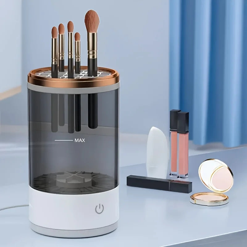 USB Makeup Brush Cleaner - Automatic Washer and Dryer Without Battery