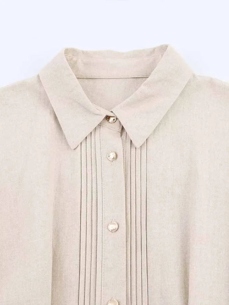 Robe Midi Femme Lin Été - Style Français Européen Américain Tendance