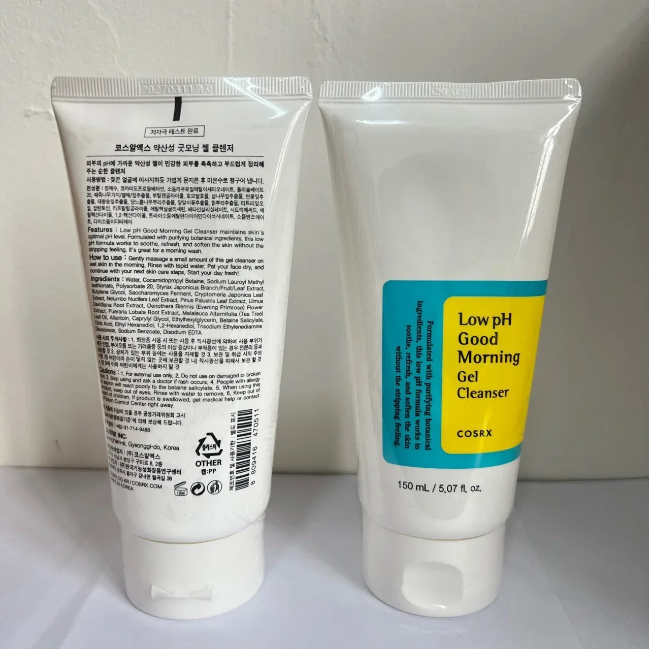 COSRX Nettoyant Visage Acides Aminés - Hydratant Doux Exfoliant 150ml