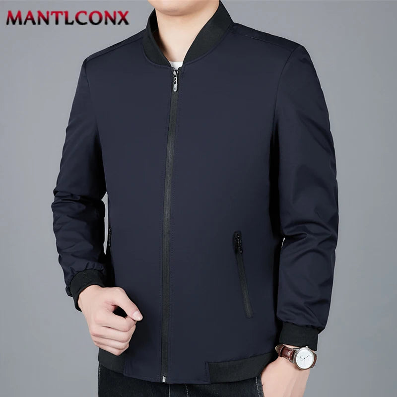 Veste Blazer Affaires Homme Luxe - Manteau Formel Bureau Social Décontracté Printemps