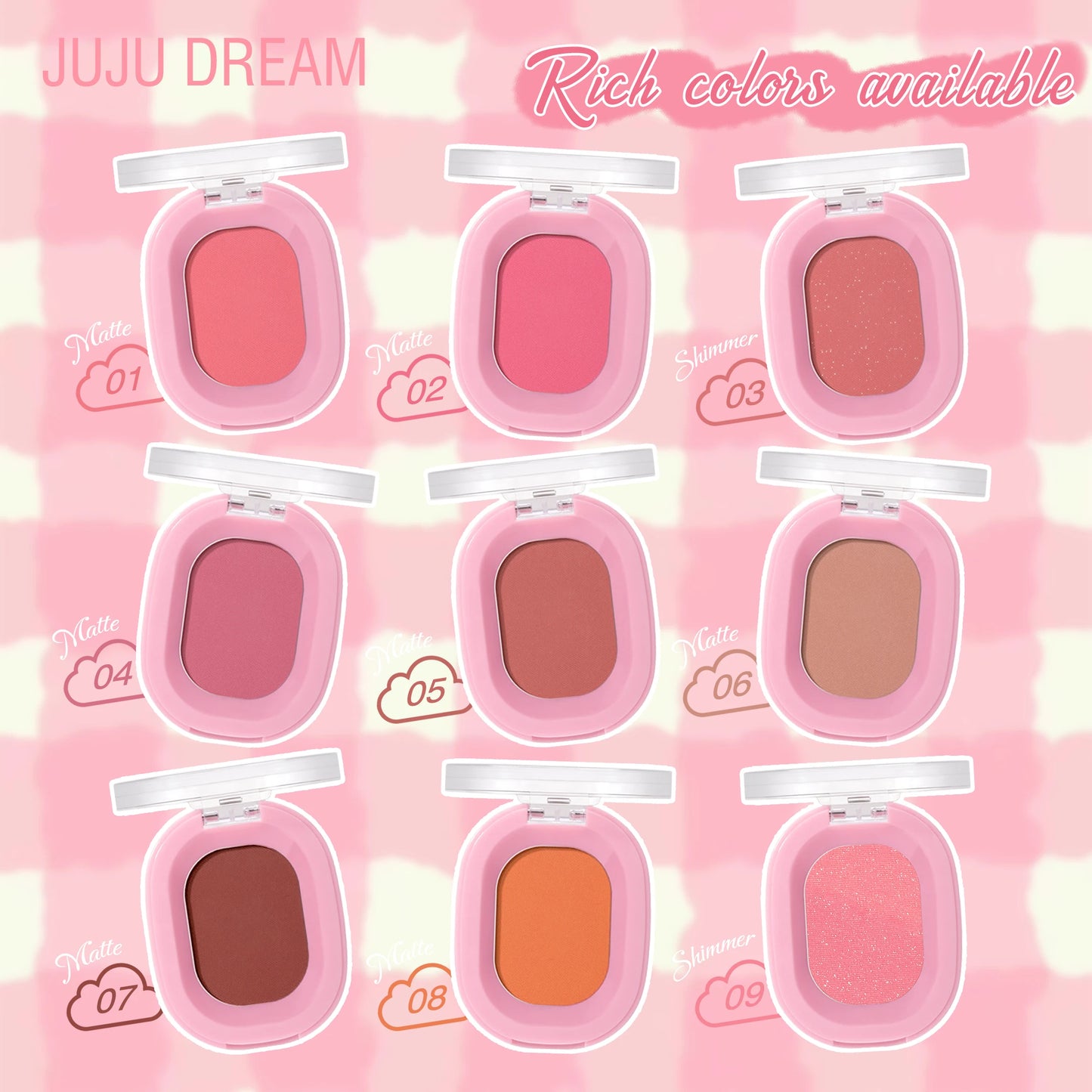 JUJU DREAM Blush Brume de Fleur - Poudre Monochrome Flash Naturel