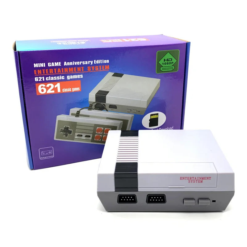Console de Jeu Rétro HD - 621 Jeux Classiques Intégrés avec Sortie HDMI