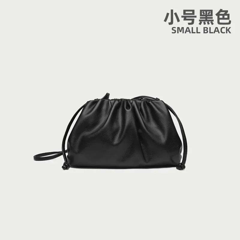 Sac à main en cuir PU souple pour femme, petit sac à bandoulière, sac messager, haute qualité, luxe, mode féminine, initié
