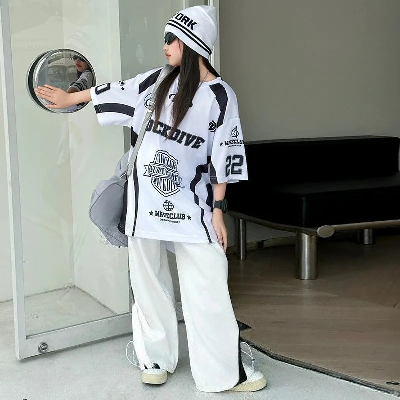 Ensemble Hip Hop Enfant Fille - Tenue Danse Streetwear