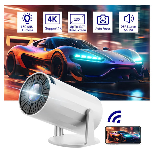 Projecteur X8 MAX 4K Android 11 WiFi 6 - Mini Vidéoprojecteur Cinéma Maison