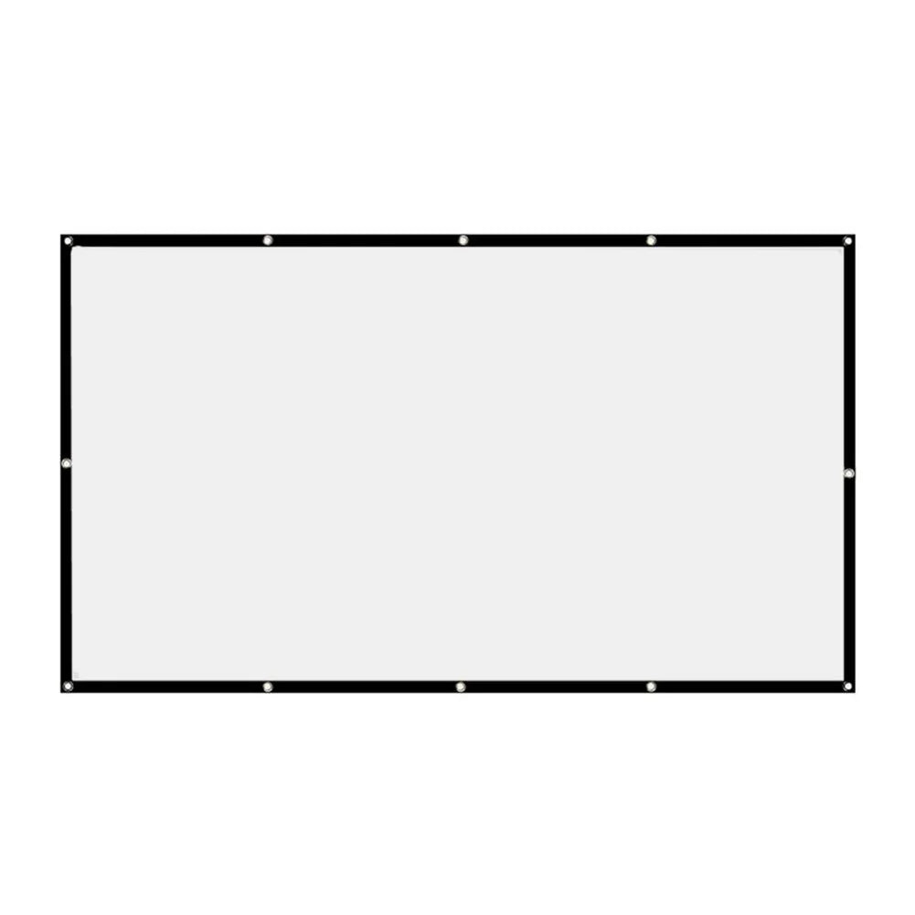 Écran Projection Portable HD 16:9 - Cinéma Maison Extérieur 60-150 Pouces