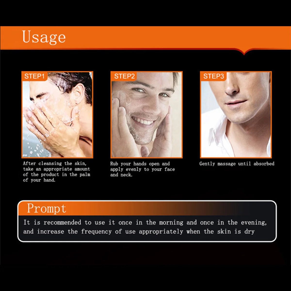 Men's Moisturizing Face Cream - Anti-Aging Sebum Control 50ml