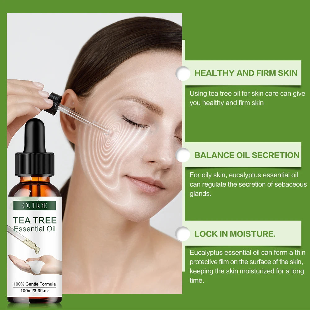 Natural Tea Tree Oil Moisturizing - Face Body Woman Repairing