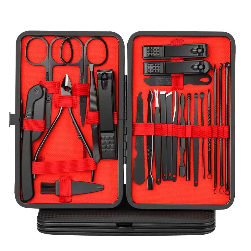 Ensemble Outils Manucure Pédicure - Coupe-Ongles Professionnel