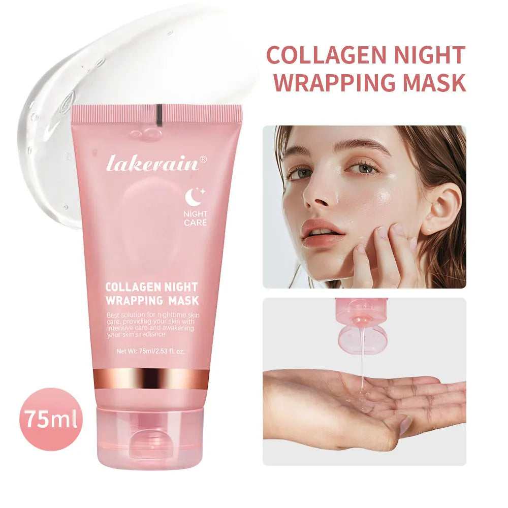 Masque Coréen Collagène Profond - Pelable Anti-Rides Lifting Nuit Bio