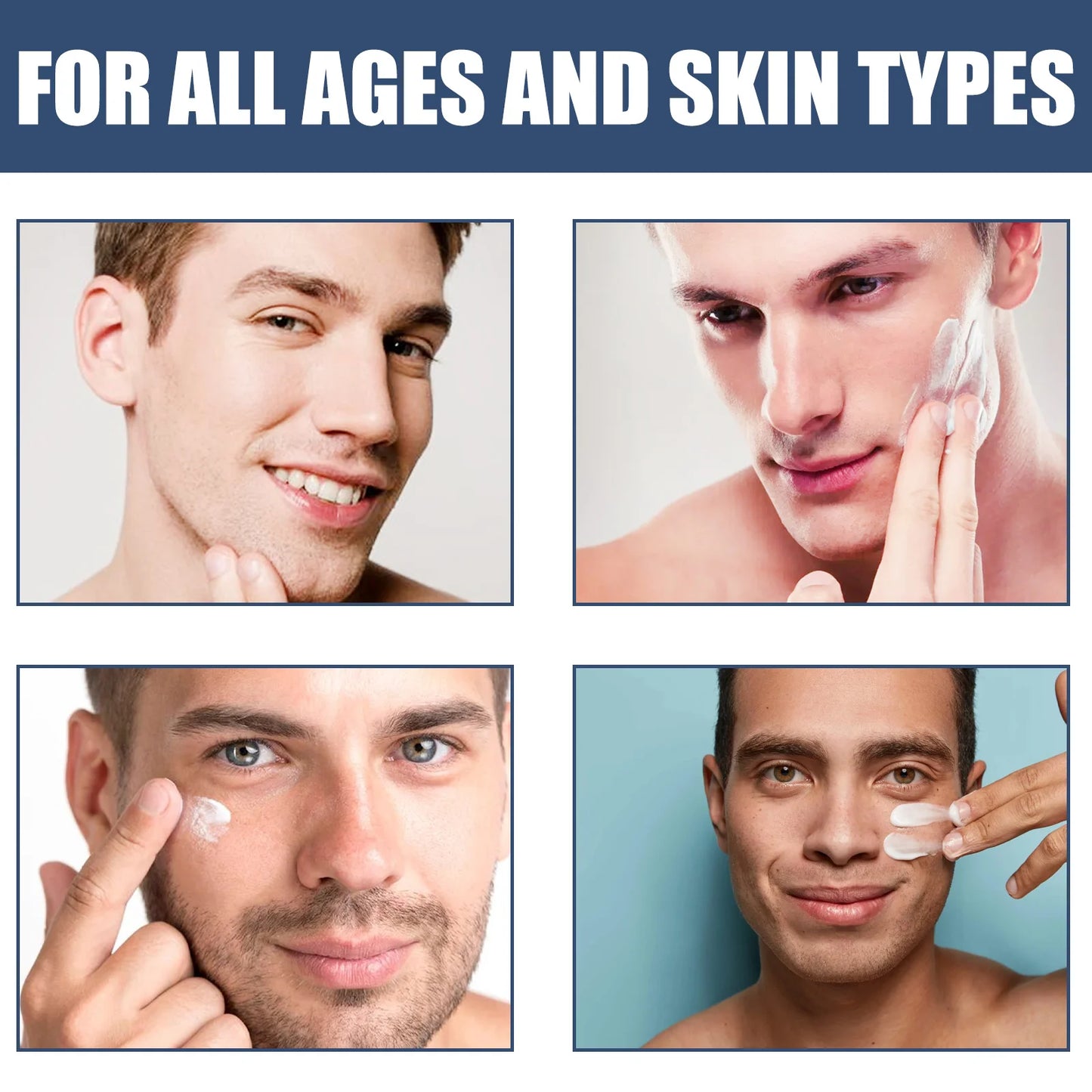 6 in 1 Men's Face Moisturizer - Anti-Aging Collagen