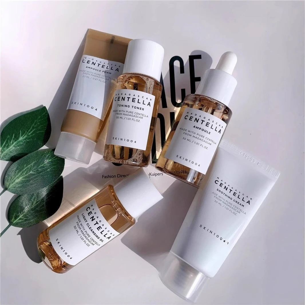 SKIN1004 Ensemble Centella Apaisant - Kit Anti-Acné Réparateur Cicatrices 4 Produits
