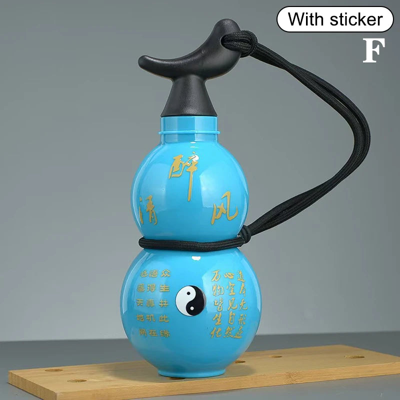 Gourde Grande Capacité Style Rétro Chinois - Carafe Eau Étanche Sport 750ml 730ml