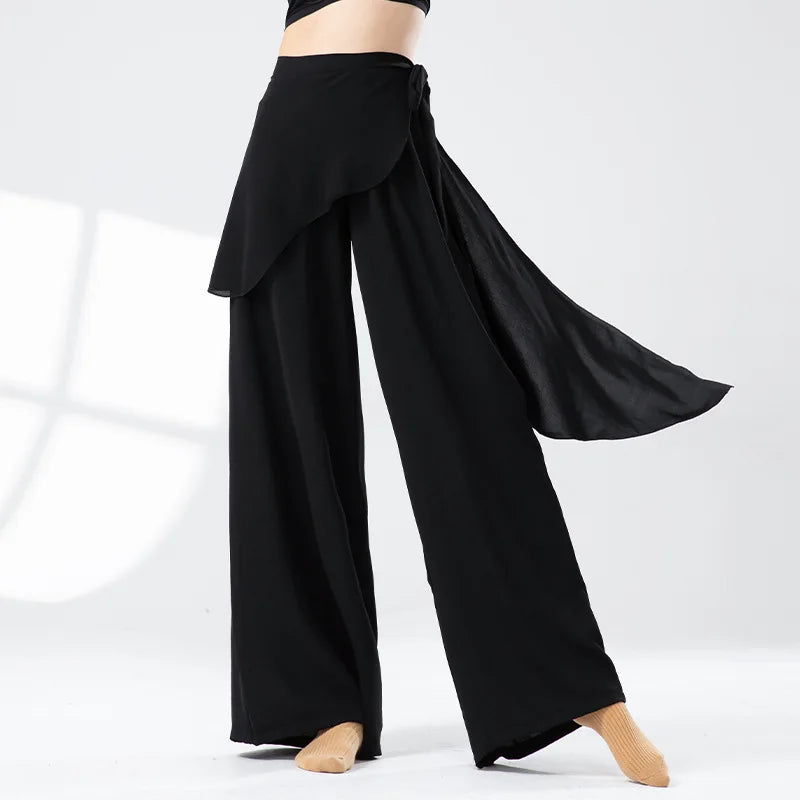 Pantalon Danse Femme Évasé - Micro Jupe Entraînement