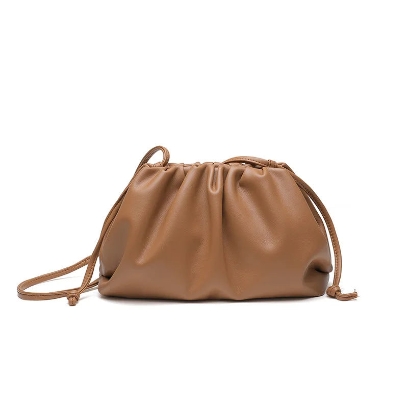 Sac à main en cuir PU souple pour femme, petit sac à bandoulière, sac messager, haute qualité, luxe, mode féminine, initié