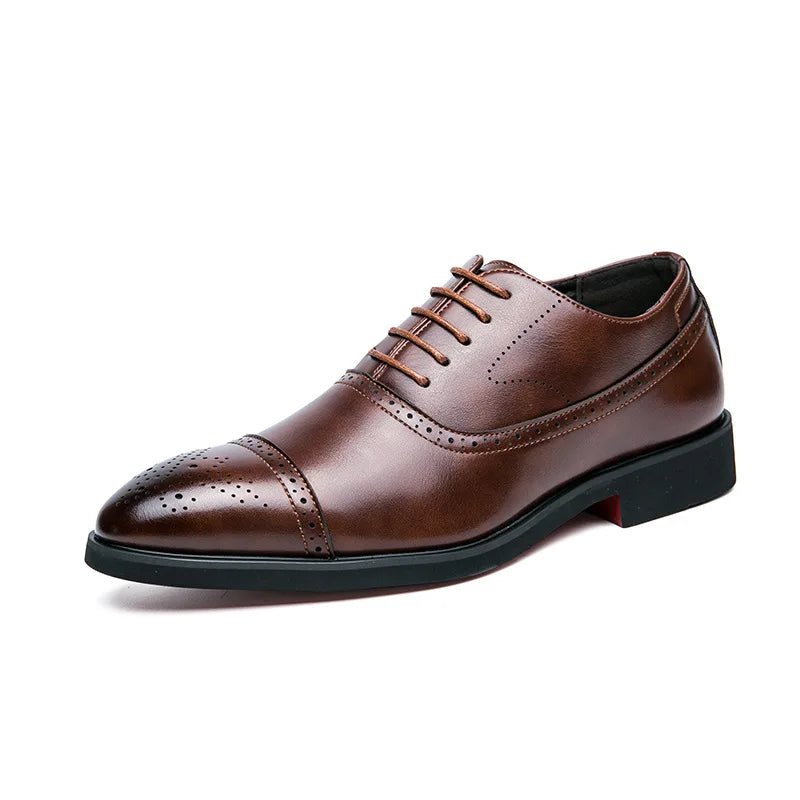 Chaussures Habillées Homme Cuir - Oxfords Semelle Rouge Mariage