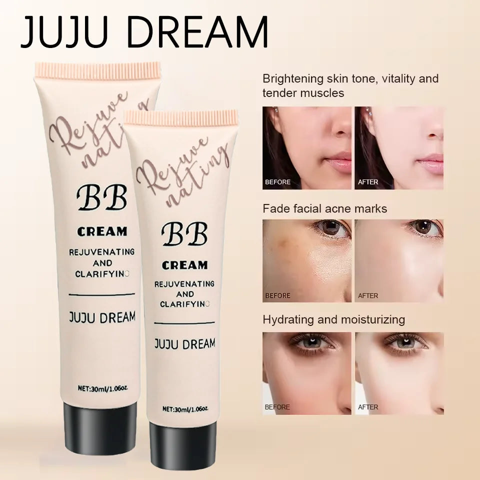 JUJU DREAM BB Crème 3-en-1 - Hydratant Fond de Teint Contrôle Sébum