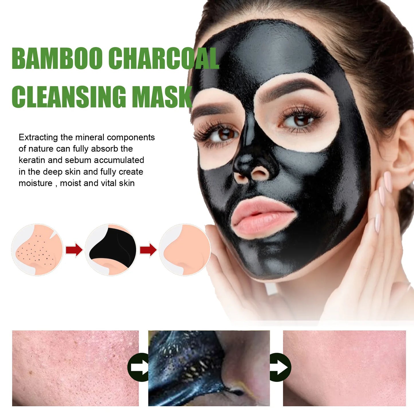 Premium Blackhead Remover Cream - Deep Cleansing Nasal Strips