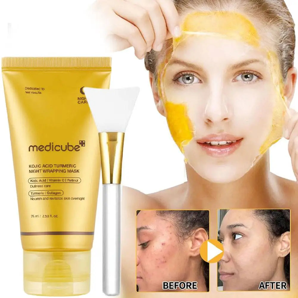 MEDICUBE Masque Peel-Off Collagène - Curcuma Vitamine C Contrôle Sébum