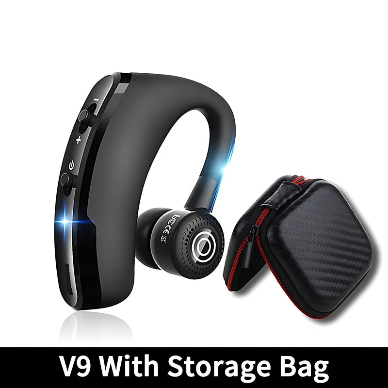 Écouteur Bluetooth Sport VAORLO V9 - Oreillette Sans Fil Mains Libres HD Micro