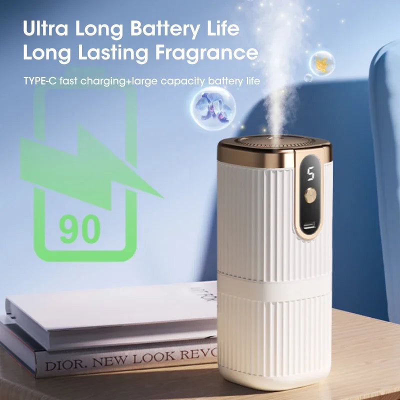 Premium Wall-Mounted Aromatherapy Diffuser - Rechargeable 5-Speed ​​Humidifier