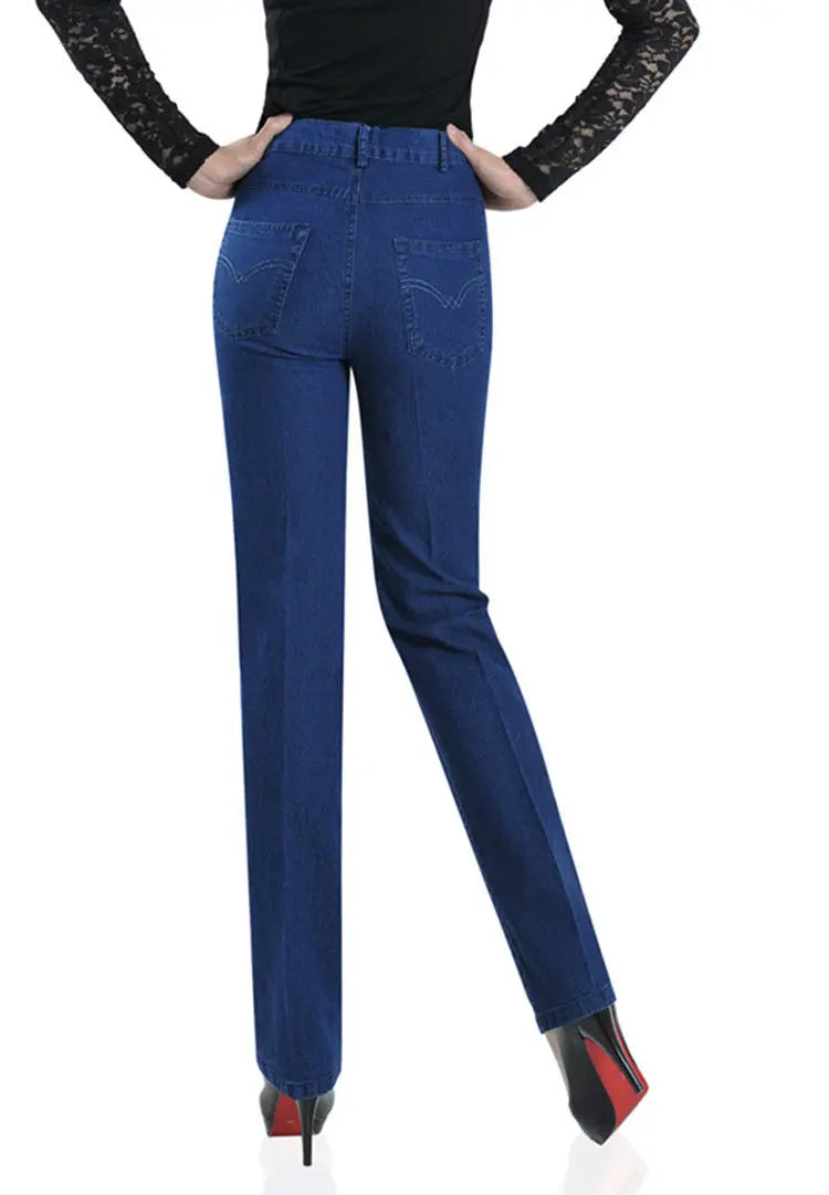 Jean Femme Grande Taille Chaud - Pantalon Mère Confort