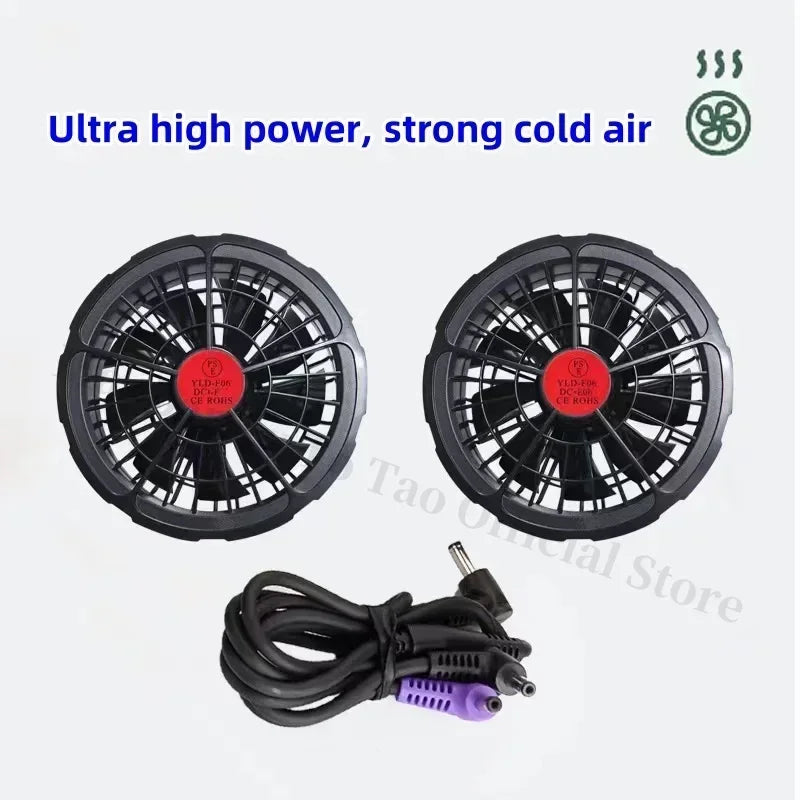 Veste Ventilateur USB Homme Femme - Climatisation Refroidissement Corps Pêche Travail