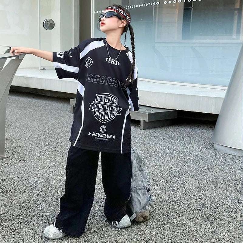 Ensemble Hip Hop Enfant Fille - Tenue Danse Streetwear