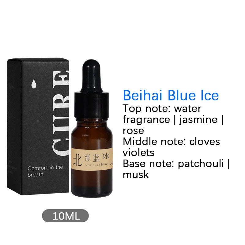 Incense Scented Natural Essential Oil Aromatherapy with Glass Dropper Black Walnut Wood Sticks Car Air Freshener Perfume