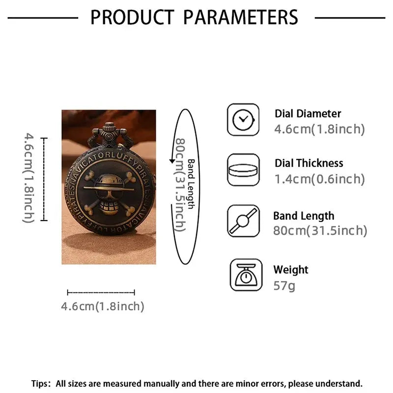 Montre de Poche Vintage Homme Quartz - Collier Pendentif Double Couteau Rétro Punk Capitaine Cadeau