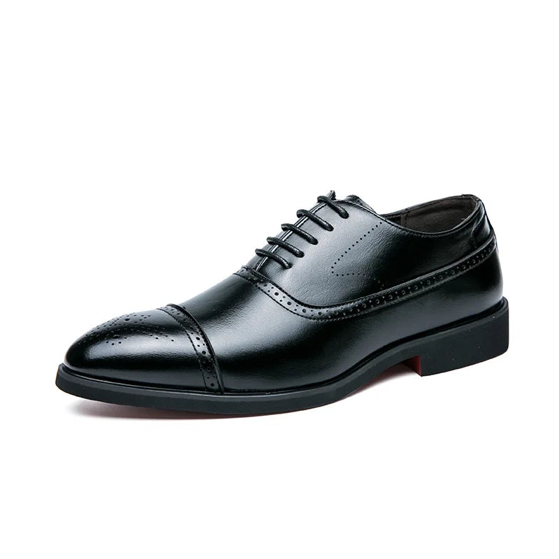 Chaussures Habillées Homme Cuir - Oxfords Semelle Rouge Mariage
