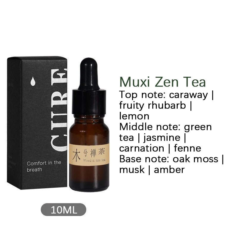 Incense Scented Natural Essential Oil Aromatherapy with Glass Dropper Black Walnut Wood Sticks Car Air Freshener Perfume