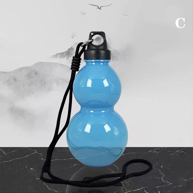 Gourde Grande Capacité Style Rétro Chinois - Carafe Eau Étanche Sport 750ml 730ml