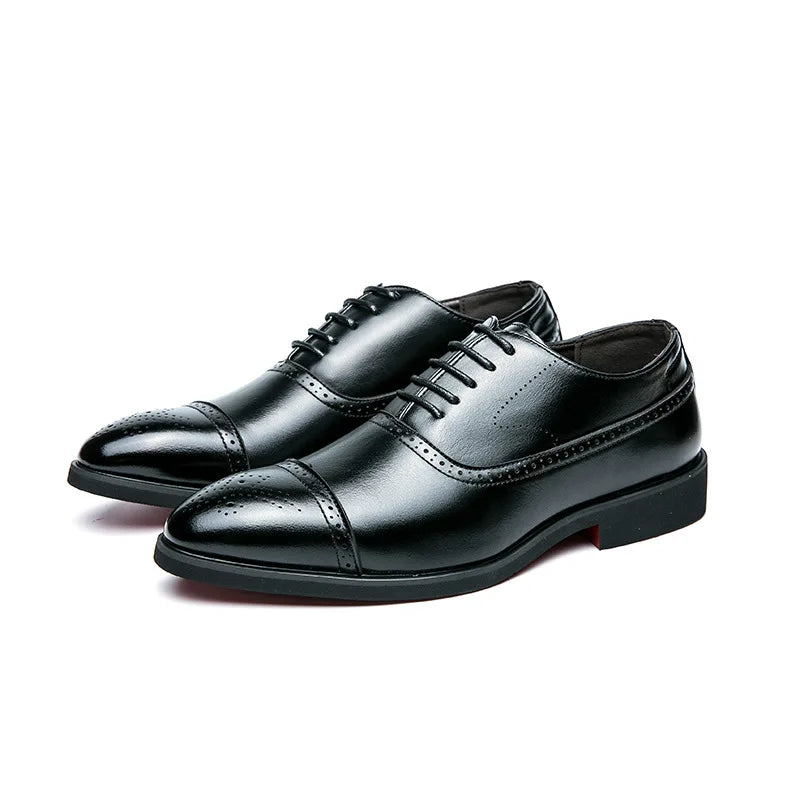 Chaussures Habillées Homme Cuir - Oxfords Semelle Rouge Mariage