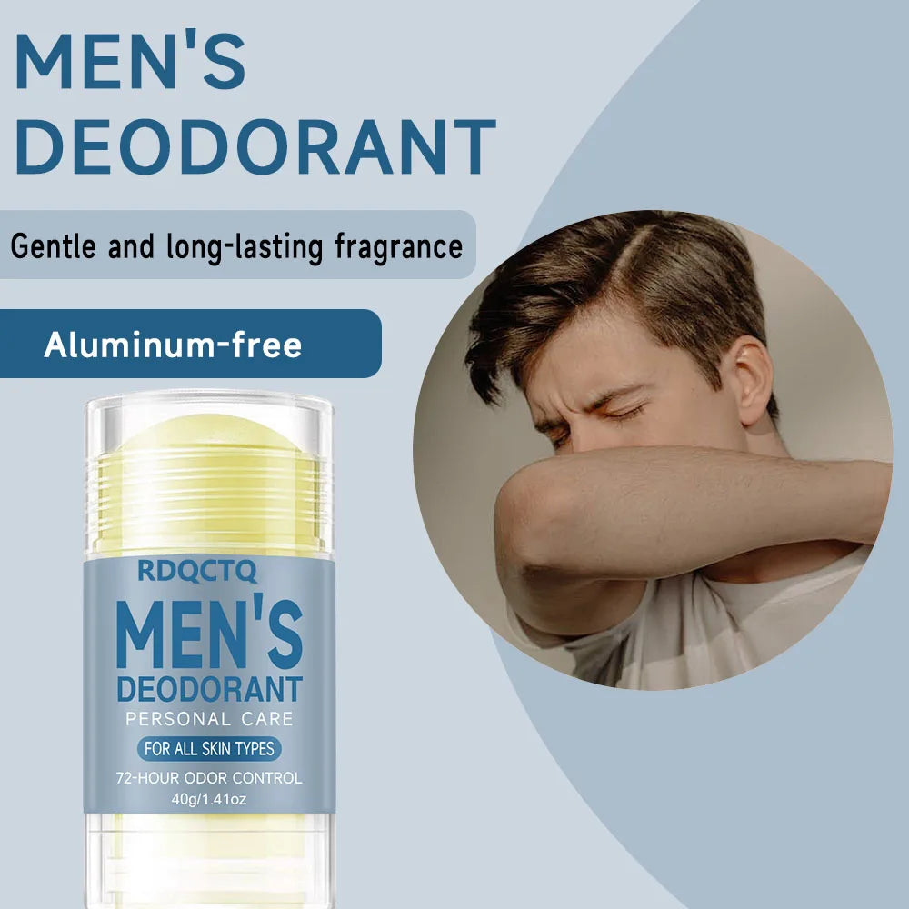 Natural Deodorant for Men with Eucalyptus Charcoal - 48-Hour Protection Without Streaks