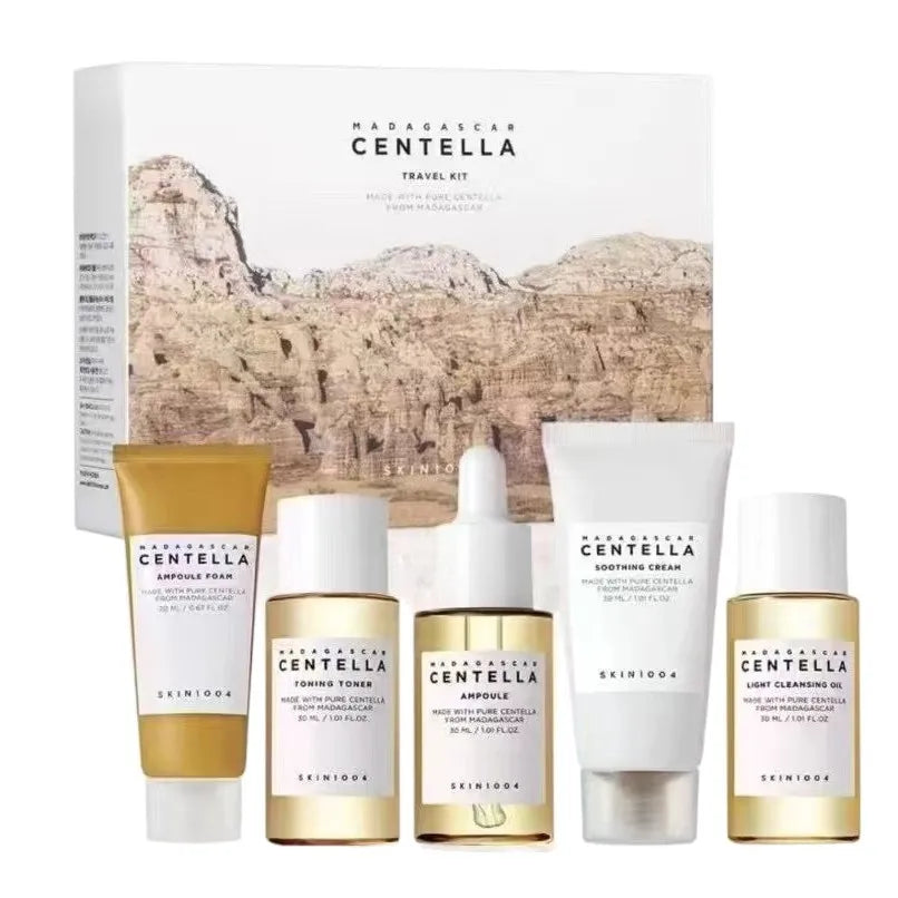 SKIN1004 Ensemble Centella Apaisant - Kit Anti-Acné Réparateur Cicatrices 4 Produits