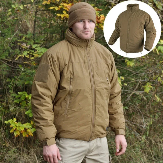 Veste Hiver Niveau 7 Tactique Homme - Doudoune Militaire Imperméable Chasse Randonnée