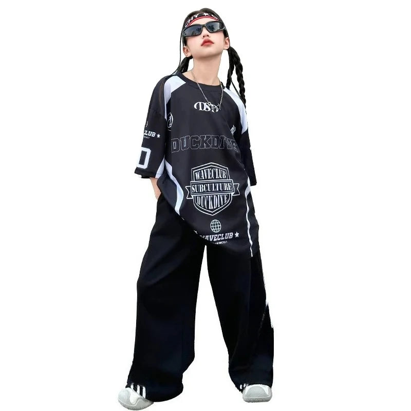 Ensemble Hip Hop Enfant Fille - Tenue Danse Streetwear