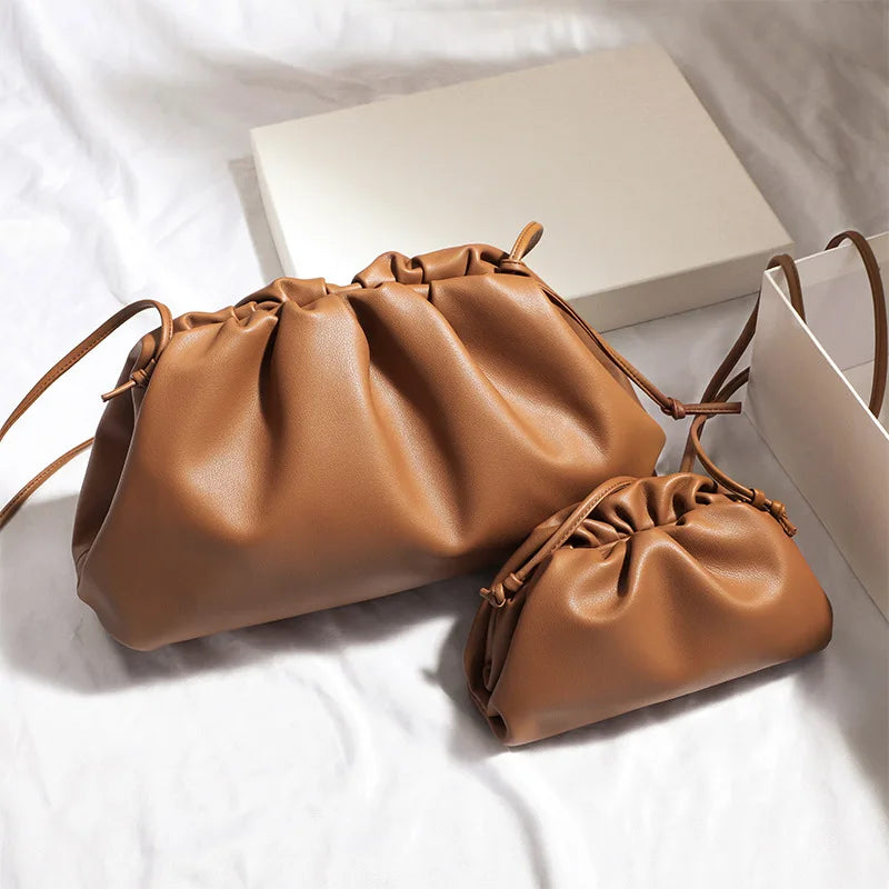 Sac à main en cuir PU souple pour femme, petit sac à bandoulière, sac messager, haute qualité, luxe, mode féminine, initié