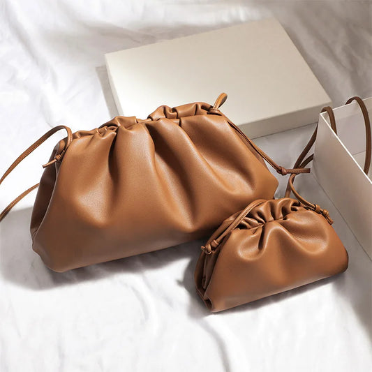 Sac à main en cuir PU souple pour femme, petit sac à bandoulière, sac messager, haute qualité, luxe, mode féminine, initié