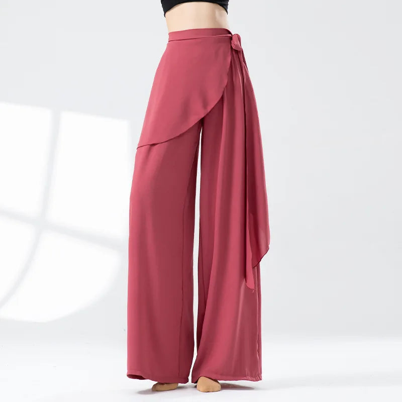 Pantalon Danse Femme Évasé - Micro Jupe Entraînement