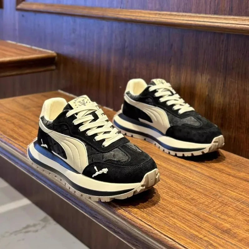 Chaussures Sport Homme Décontractées - Semelles Épaisses Confort