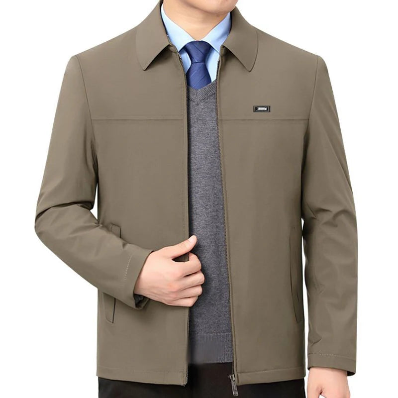 Veste Blazer Affaires Homme Luxe - Manteau Formel Bureau Social Décontracté Printemps