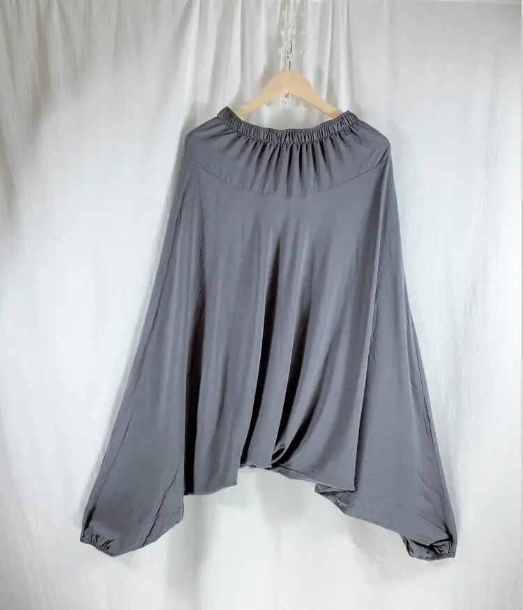 Sarouel Femme Décontracté 2025 - Pantalon Jambes Larges Ample