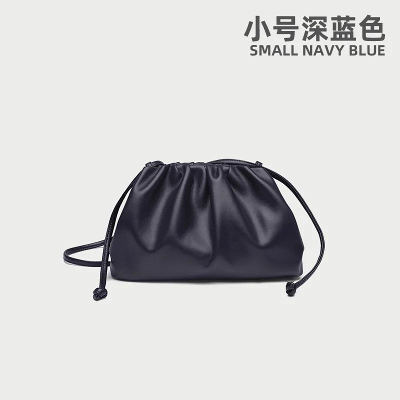 Sac à main en cuir PU souple pour femme, petit sac à bandoulière, sac messager, haute qualité, luxe, mode féminine, initié