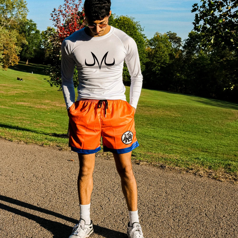 Anime Shorts décontracté és hommes femmes Manga dessin animé sport Shorts de sport Fitness impression 3D séchage rapide maille conseil Shorts été mâle