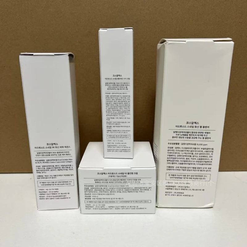 COSRX Snail 96 Sérum Essence - Ensemble 4 Pièces Hydratant Anti-Âge 100ml